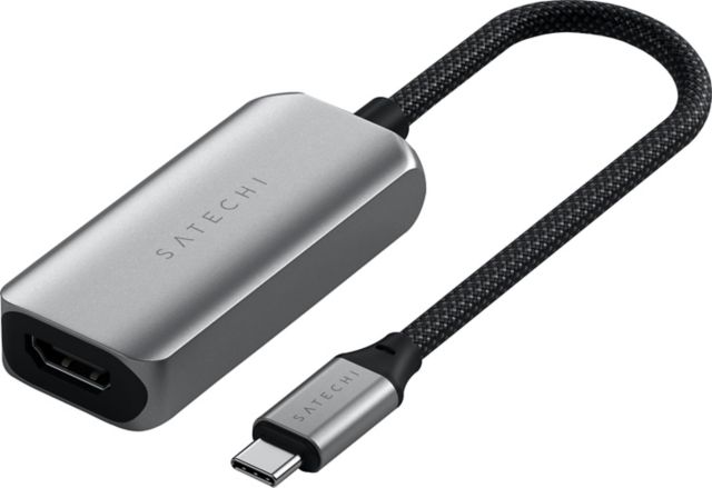 Satechi USB-C to HDMI 2.1 8K Adapter, Silver