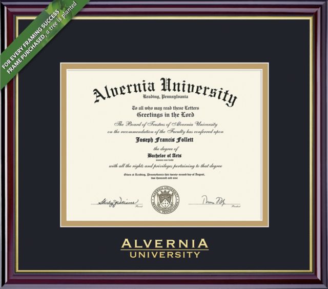 Alvernia University 11'' x 14'' Windsor Diploma Frame