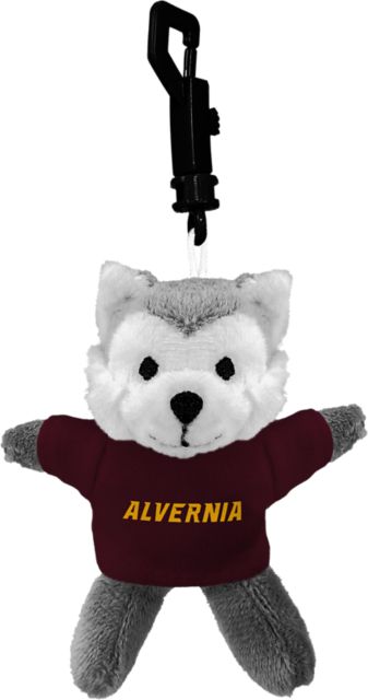 Alvernia University Golden Wolves Plush Keychain