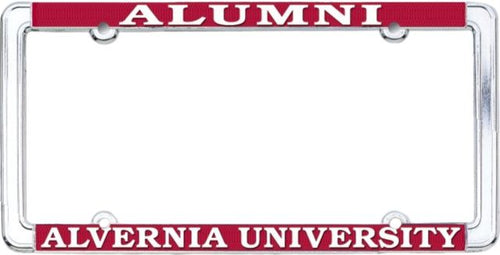 Alvernia University Alumni Thin Rim License Plate Frame