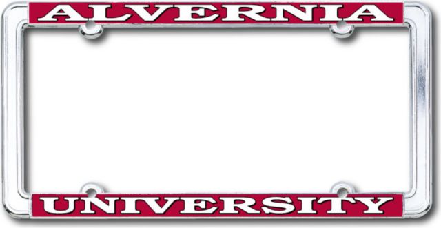 Alvernia University Thin Dome License Plate Frame