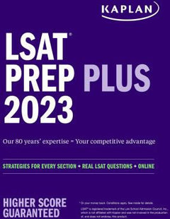 LSAT PREP PLUS 2023